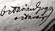 Signature de Octavian Goga