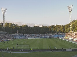 In het Valeri Lobanovskystadion in Kiev vond de finale plaats.