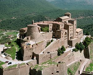 Castle of Cardona, in Cardona (provincia de Barcelona).