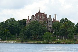 Boldt Castle, Heart Island, Alexandria Bay, NY (1900–04), G. W. & W. D. Hewitt, architects.