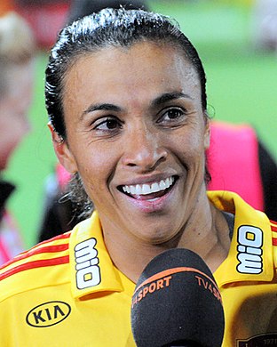 Marta Vieira da Silva: jogadora brasileira eleita a melhor do mundo por seis vezes