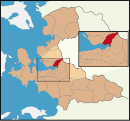 Distretto di Karşıyaka – Mappa