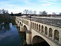 Pont canal de Béziers au dessus de l'Orb.