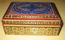 Khatam marquetry box