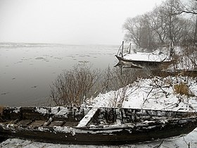 Річка Горинь взимку