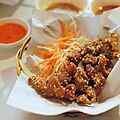 'Mu daet diao': deep-fried pork jerky