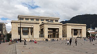 Palacio de Justicia de Colombia, Bogotá, exterior SW view