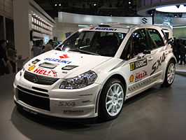 De Suzuki SX4 WRC uit 2007