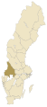 English: Location of the Swedish province of Värmland Svenska: Det svenska landskapet Värmlands läge