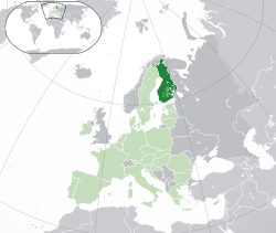 Situación de Finlandia