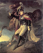 Coracero herido abandonando el campo de batalla, de Géricaut (1814).