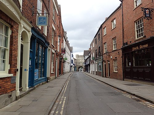 High Petergate in York 1 May 2020