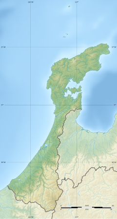 舳倉島の位置（石川県内）