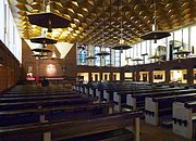 Sankt Eriks katolska domkyrka, nya kyrkosalen, Stockholm