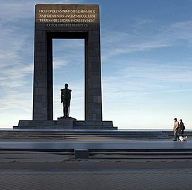 Standbeeld in De Panne