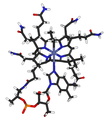 Mecobalamin (methylcobalamin, stick model)