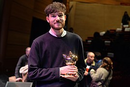 Jérémie Moreau avec le Fauve d'or