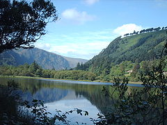 Valle de Glendalough en el condado de Wicklow.