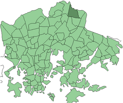 Location in Helsinki