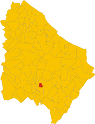 Pietraferrazzana – Mappa