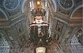 Interior view of the sanctuary looking from the dome towards the apse