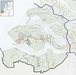 Spui is located in Zeeland