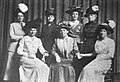 American women missionaries in 1911, including Mary Riggs Noble (India) and Helen Barrett Montgomery