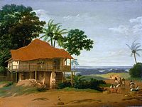 Krajina z delavsko hišo, Frans Post