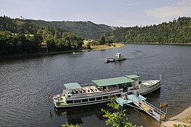 Hohenwarte-Stausee in Höhe der Linkenmühle