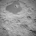 The Mapping Camera image of Tsiolkovsky crater. Taken by Al Worden during his solo orbital operations