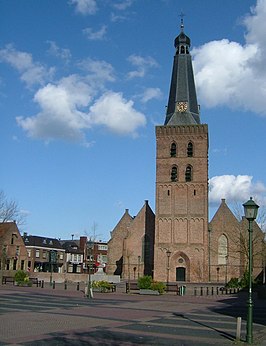 De Oude Kerk van Barneveld en de directe omgeving