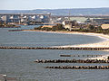 View north of the harbour from the lookout tower, August 2007