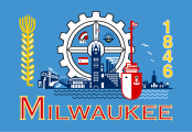 Flag of Milwaukee, Wisconsin, United States