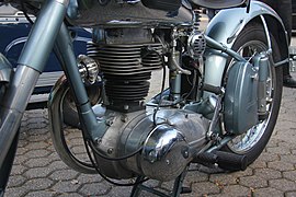 Engine of Horex Regina Sport: from 1952, left side