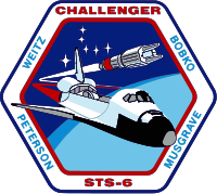 STS-6 (6 політ шатл, 1 політ «Челленджер»)