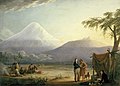 Alexander von Humboldt şi Aimé Bonpland la Chimborazo