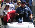 left, with A. J. Foyt at the 2007 Indianapolis 500