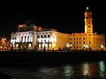 The City hall at night