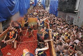 A Tomatina de Bunhol.