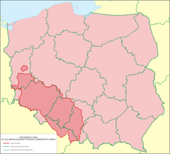 Mapa Śląska