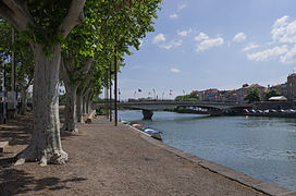 Pont des Maréchaux, Agde, Hérault, France.