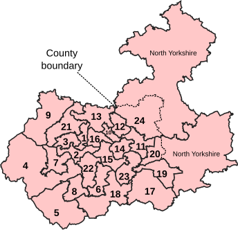 Parliamentary constituencies in West Yorkshire (2024-present)