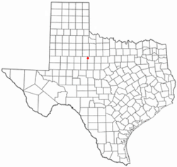 Location of Hamlin, Texas