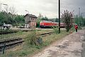 Bahnübergang mit Stellwerk (2003) Level crossing with signal box (2003)