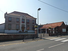 The town hall of Bonningues-lès-Ardres