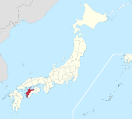 Prefettura di Ehime – Localizzazione