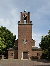 De toren van de Gerardus Majellakerk