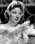 Black-and-white publicity photo of Greer Garson in the 1940s.