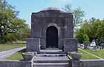 The Eichold-Haas-Brown mausoleum.