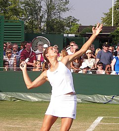 A chugadora de tenis francesa Amélie Mauresmo, en una imachen de 2006.